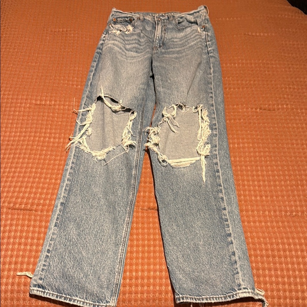 American Eagle Distressed Blue Women's Jeans